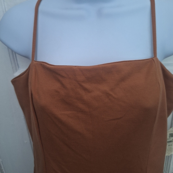 Short sleeveless brown dress size L from Altarid State brand - Picture 1 of 10
